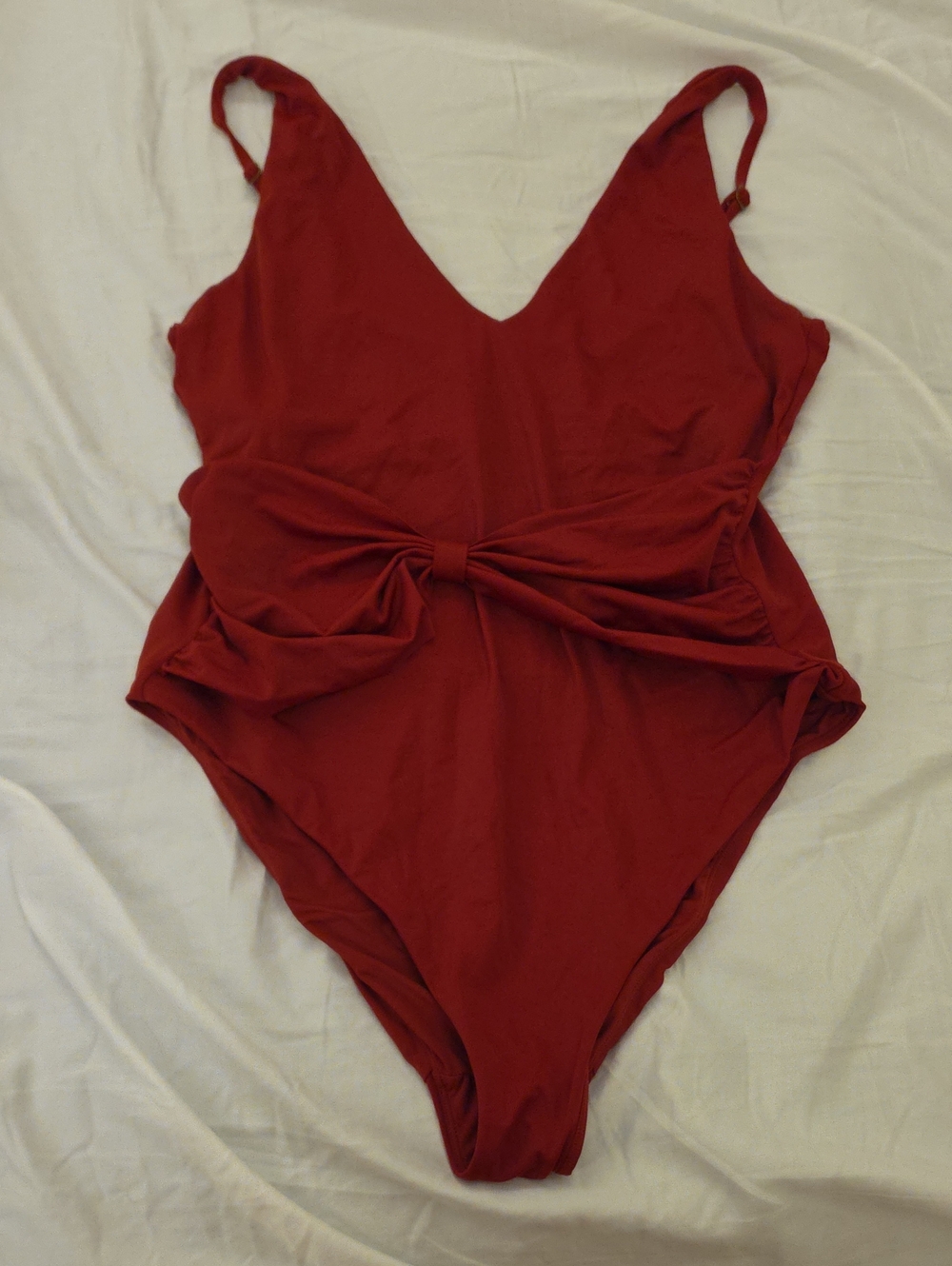 Andie Swim One Piece Swimsuit Red XL